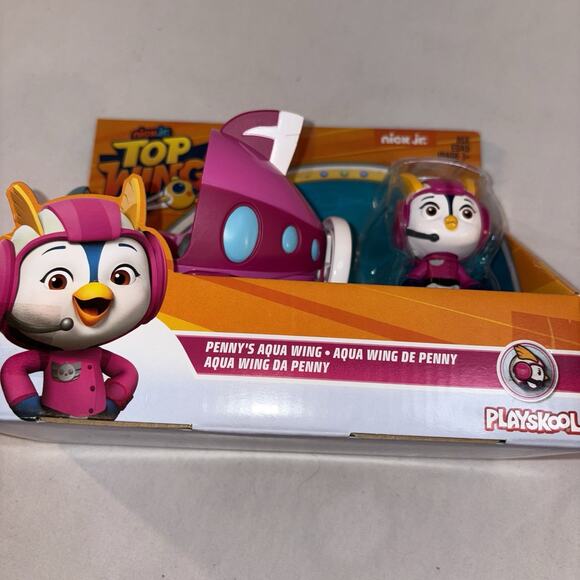 Playskool Nick Jr, Top Wing Penny Figure & Vehicle Toy Pink NEW - Picture 6 of 6